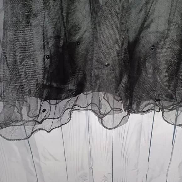 For your special day black strapless sequin mini dress - Picture 4 of 13